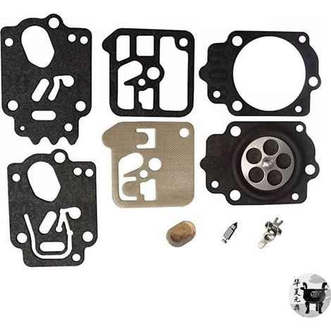 Kit de réparation de carburateur, Tillotson RK-34HK, applicable aux Sachs Dolmar 112, 114 et 117.