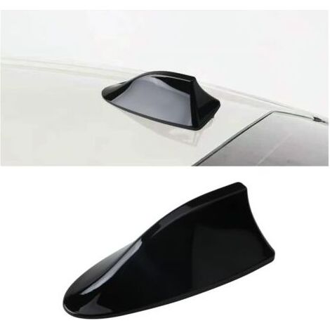Antenne Voiture,Accessoire Voiture Tuning,Antenne Requin,Diffuseur De Spoiler De Pare-Chocs Arrière,Protections d'ailes de Voiture,Convient à la Plupart des SUV,Voitures(Noir) (1/5)