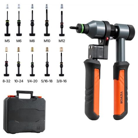 Kit Rivettatrice per Filettati a Cricchetto da 230 mm (1/5)