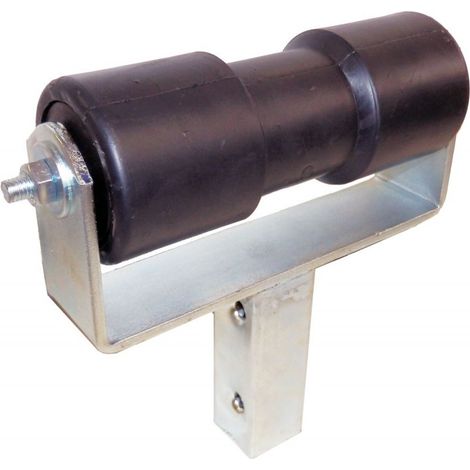 Grand diabolo noir central fixe - tube 30 x 30 mm