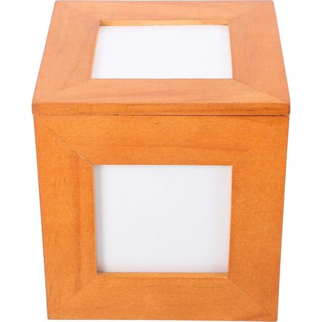 Cadre Photo en Bois de Pin Délicat et Beau pour Plusieurs Photos Boîte de Rangement Détachable, pour Bureau ou Décoration Intérieure (1/5)
