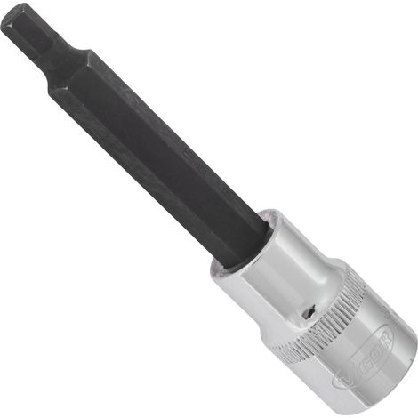 Vigor inserto per cacciavite, larghezza Chiave 6 mm, lunghezza totale 100 mm, esagonale, 1/2 ", 1 pezzi, V2073 (1/3)