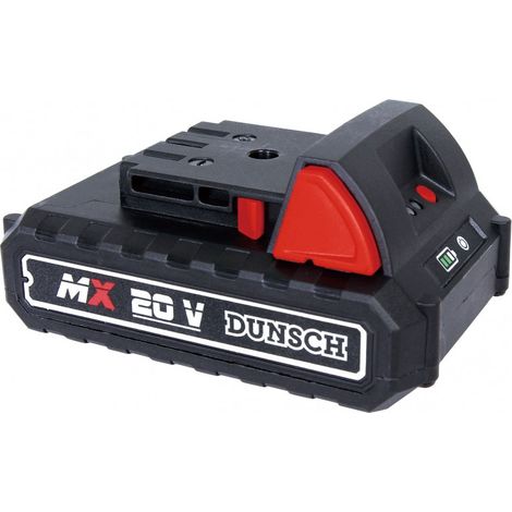 Batterie au lithium 20V – 2Ah – Indicateur LED de charge – C2020B – Dunsch