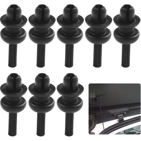 Plage Arriere pour Citroen C3, 8 pièces Plage Arriere Clips, Plage Arriere, Attache Plage Arriere, Plage Arriere Clips De Fixation Voiture, Compatible avec pour Peugeot, pour Citroën, OEM 699218.