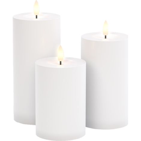 GOOBAY Bougies LED 64786, ensemble de 3, avec télécommande, lumière blanc chaud (1/5)