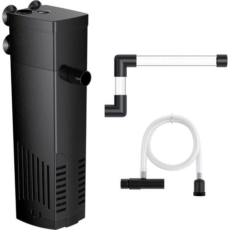 Pompes et filtres de filtre interne d'aquarium pour réservoir de tortue d'aquarium d'eau douce ou d'eau salée 20-40L (1/4)