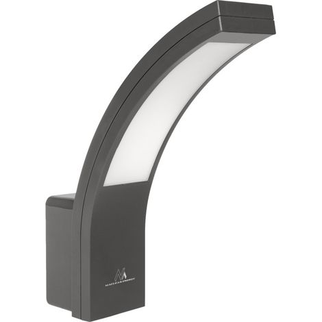MACLEAN MCE343 LAMPE À LED LAMPE DE FAÇADE APPLIQUE EXTÉRIEURE 10W 800LM IP54 4000K BLANC (MCE343 GR) (1/5)