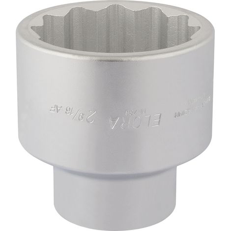 Draper 2.9/16" AF Bi-Hexagon Socket, 1/4" Square Drive, Model 67385 (1/5)