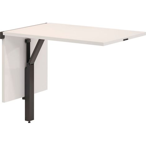 SOTECH Klapptischbeschlag TopSwing, klappbares Tischbein für 75 cm hohe Klapptische, Tischbeschlag klappbar kindersicher, schwarz (1/5)