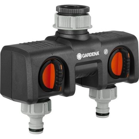 Distributeur À 2 Voies Avec Adaptateur Gardena (1/2)