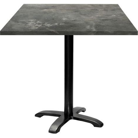 Table 70 x 70 cm - modèle Bazila pierre métallisée