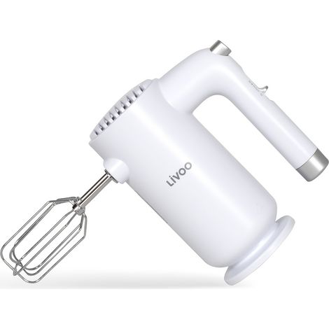 Electric mixer - LIVOO - 250 W - 5 speeds - Turbo function - White (1/2)