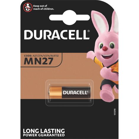 Duracell PILA ALCALINA SECURITY MN27 1 PZ. 10.00 pz