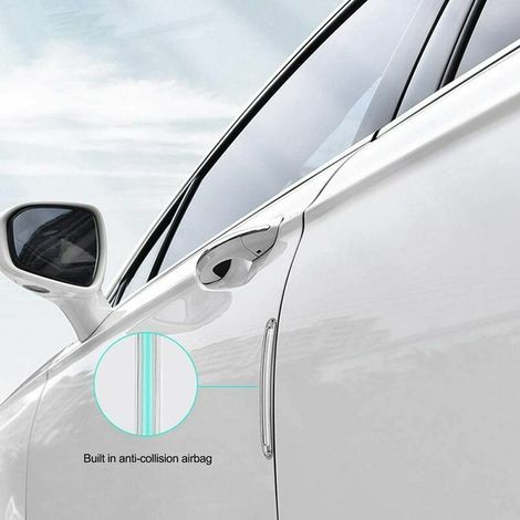 Strisce di protezione per portiere auto - Set di 4 - Trasparenti - Resistenti a graffi e urti - Autoadesive (1/3)