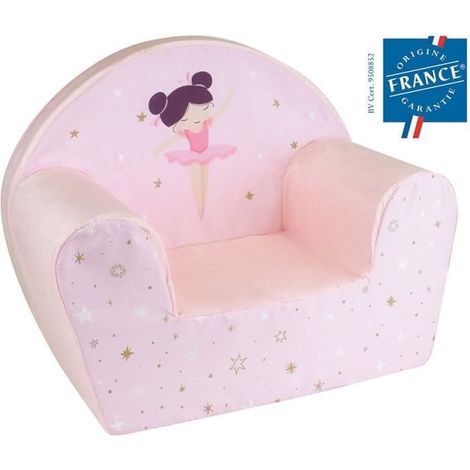 FUN HOUSE Danza Ballerina Sillón club - l.52 x P.33 x H.42 cm - Para niños garantía origen Francia