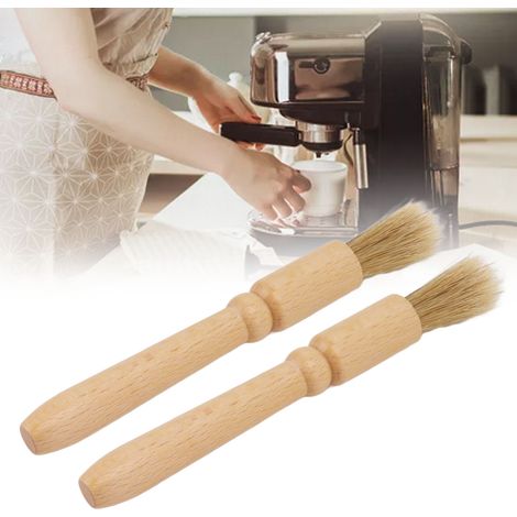 Reinigungsbürste für Kaffeemaschinen, Reinigungsbürste für Bartheken, Reinigungsbürste für Kaffeemühlen, verkauft im Zweier-Set. (1/5)