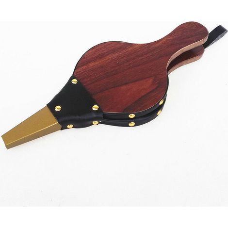 Soufflet pour Cheminée Souffleur à Bois Vintage Soufflet de Cheminée Intérieur Souffleur Feu de Bois Soufflet à Bois Souffleur 30.5 12.5cm pour Barbecue Soufflet Feu Plein Air Pique-Nique (1/4)