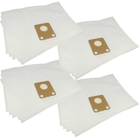vhbw 20x bolsa compatible con Vermop Jetvac SD12 aspiradora - vellón micro, 31,5 cm x 41,5 cm blanco (1/4)