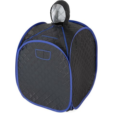 Kit de sauna portatif Tente de Sauna à vapeur Portable, boîte de salle de SPA sans vapeur for une ou deux personnes, perte de poids, amincissement complet du corps Tente de sauna personnelle pour spa (1/4)