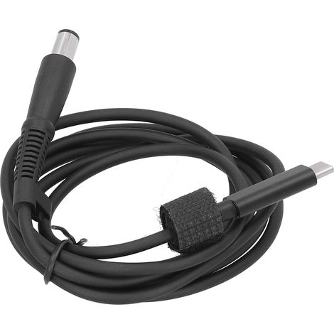 Câble d'alimentation Type-C pour PC portable HP, connecteur DC 7.4x5mm mâle (1/5)