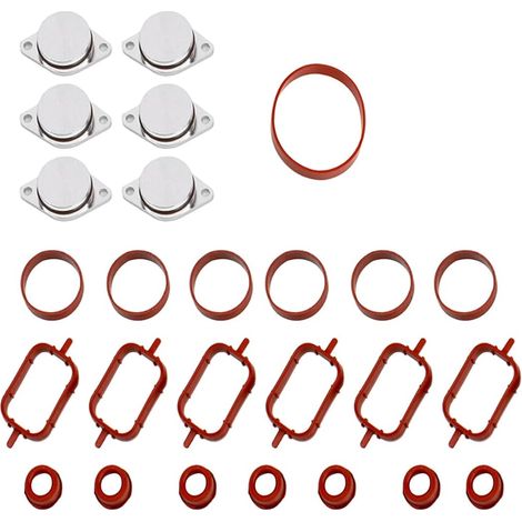 Kit De Suppression Des Volets De Turbulence Pour Moteurs Diesel, Kit Réparation Du Joint De Collecteur D'admission Des Volets Centrifuges Diesel, Accessoire Voiture Pour Moteurs Diesel (1/5)