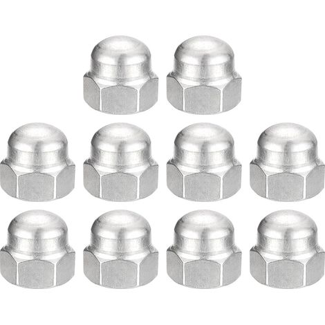 3/8-16 Eichelkappe Muttern 10Stk - 304 Edelstahl Hardware Eichel Sechskant Hut Hutmuttern für (1/5)