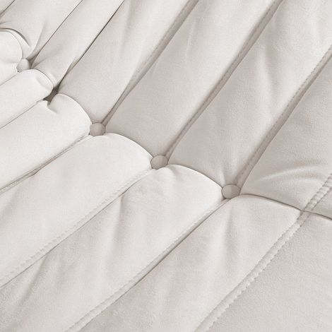Home Deluxe Échantillon de tissu Fauteuil CHILL - Beige I Échantillon de tissu, motif, fauteuil relax