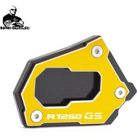 Für BMW R 1200 GS LC, R1200 GS, R1250 GS, R 1200 GS Adventure (2014–2022): CNC-Seitenständer-Verlängerungsplatte (R1250GS-1, gold) (1/5)
