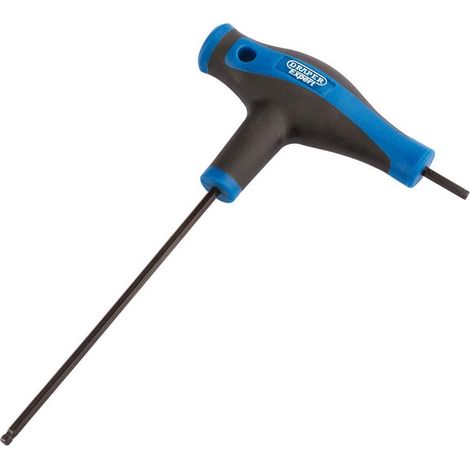 Draper Thex/SG/B Expert Soft GripT Handle Hexagon and Ball End Key, blu, 3.0 mm