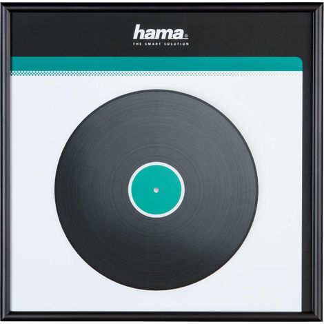 Hama 00181445 Schallplattenrahmen Schwarz 31,5 cm Aluminium