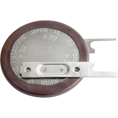 Bateria Litio 3V 20mA 2pin Cto Impreso VERTICAL Panasonic