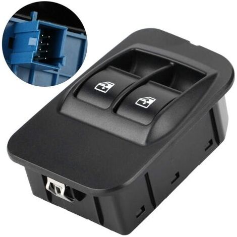 Interrupteur lève vitre 6490.G8 pour Nemo Doblo Fiorino Qubo Bipper Combo 735461275 Bouton de Lève Vitre Electrique.Interrupteur de Commande de Fenetre
