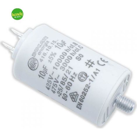 Condensatore 10 µf c/faston 450v