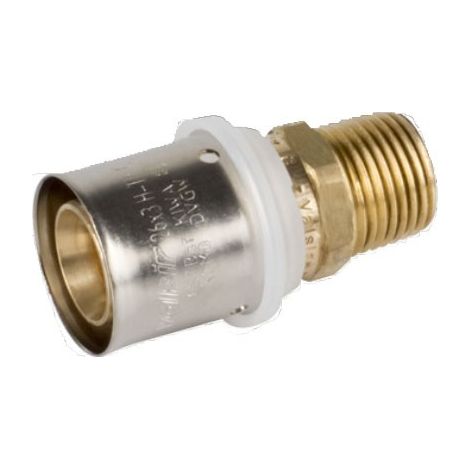 Raccordo diritto maschio 40x3,5 x 1"1/4 - Pexal Brass - raccordo a pressare VS0130627 (1/2)