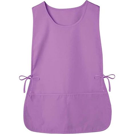 Grembiule a camicia, senza maniche da indossare sulle spalle, gilet da lavoro, grembiule riutilizzabile, viola (1/5)