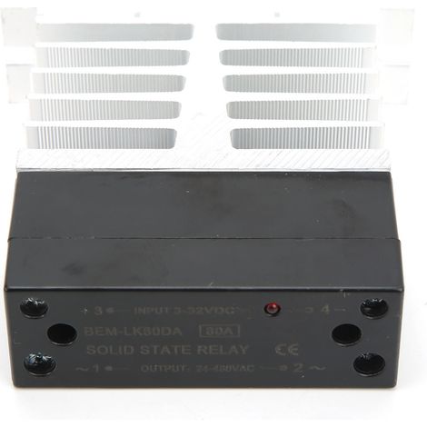 SSR-Halbleiterrelais, 3–32 V DC-Steuerung, 24–480 V AC-Ausgang, Schaltmodul für die Hausautomation (1/5)