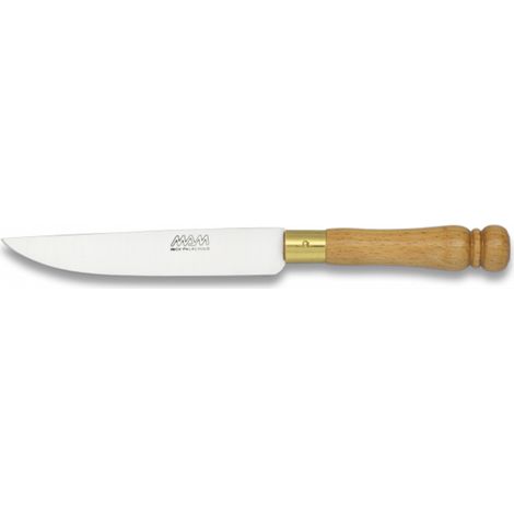 Mam Cook's Knife, 12,6 cm Klinge aus rostfreiem Stahl, Messinghülse, Mango aus Holz 17415