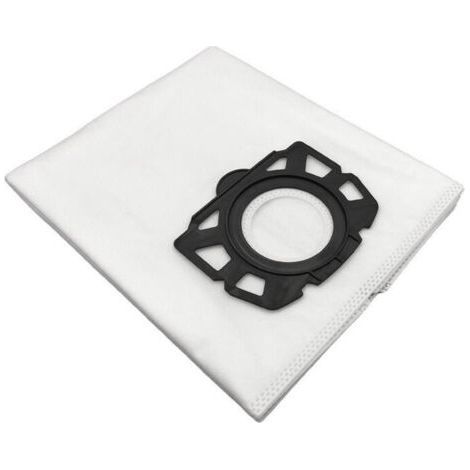 Compatible avec les aspirateurs Karcher MV4/5/6 / WD4/5/6, sacs à poussière non tissés, sacs poubelle, sacs à poussière à filtre haute efficacité, paquet de 5, accessoires de rechange domestiques/comm (1/4)