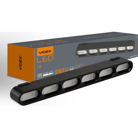 LED-Beleuchtung für schmale Schienensysteme Videx VL-TRMS-LD16B, schwarz (1/5)