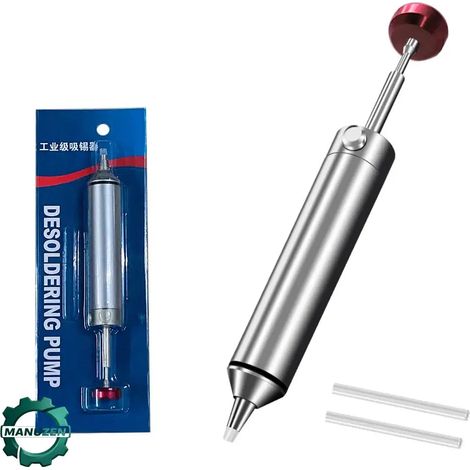 Manuzen - Pompe à dessouder en aluminium – Argent (1/3)