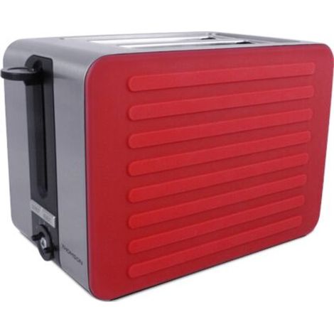 Thomson THTO07716R tostadora de 2 ranuras rojo/inox (1/2)