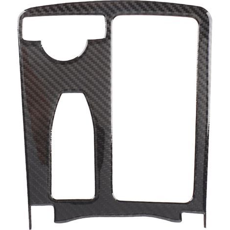 Garniture de porte-gobelet d'eau de console centrale en fibre de carbone pour W204 2005-2012 (1/4)
