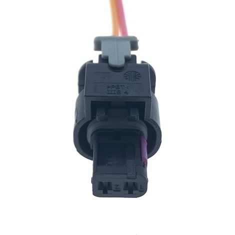 Kompatibel mit Volkswagen-Einspritzdüsen, Audi A6L-Türgriffsensoren und Ambientebeleuchtung (2-poliger Stecker) – mit Kabel (15 cm) 1077-2P