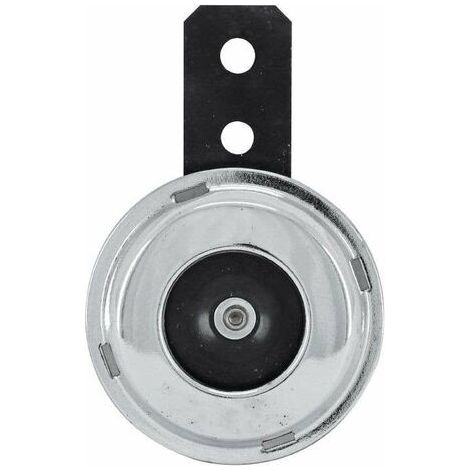 Klaxon Avertisseur Universel 12V – Chromé Noir, Moto, Voiture (1/3)