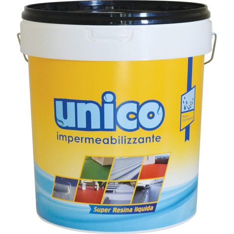ICOBIT Unico - Super resina liquida impermeabilizzante, Nero, 10 kg (1/4)