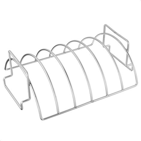 GrillX BBQ Support pour côtes levées - pour 6 côtes levées - Pour four et barbecue (1/2)