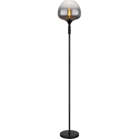 Globo - lámpara de mesa - MAXY - negro - vidrio - Ø 29cm - E27 -