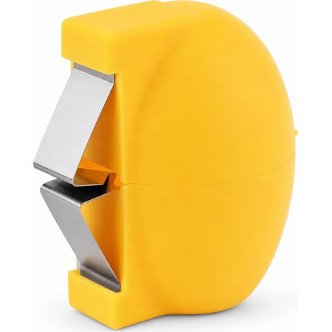 fouet de cuisine jaune en acier inoxydable modele 1
