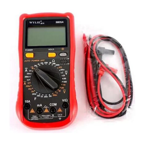 Multimètre Numérique et Analyseur 1000V DC 750V AC Compteur de Tension de Courant Affichage Numérique Volt Amp Testeur (1/5)