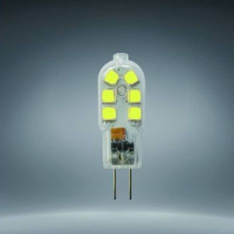 TrAdE Shop Traesio - Lampadina 12 Led Smd G4 1,8 Watt 12v Luce Calda Fredda Naturale Faretto - -Bianco Freddo      -